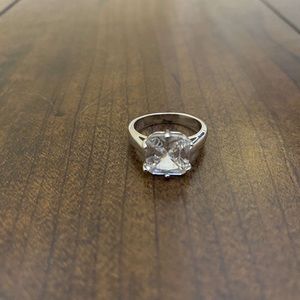 Sterling Silver Engagement Ring